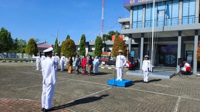 HUT ke-79 TNI AL, Lanal Mamuju Gelar Upacara