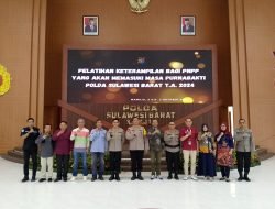 Jelang Purnabakti, Polda Sulbar Gelar Pelatihan Keterampilan Bagi PNPP