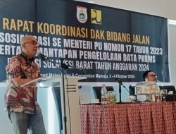 Sinkronisasi Data Pembangunan Infrastruktur Jalan, PUPR Sulbar Minta Bantuan kepada Kementerian