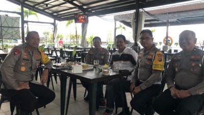 Kapolda Sulbar Pantau Debat Kandidat Pilkada Mamuju Tengah di Ballroom Hotel d’Maleo