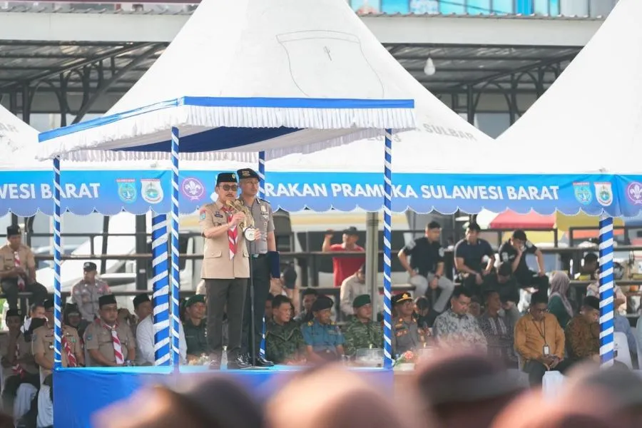 Gubernur Sulbar Tekankan Peran Pramuka dalam Membentuk SDM Berkarakter