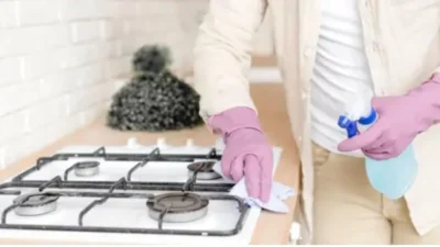 Cara Bersihkan Kerak Kompor dengan Baking Soda dan Cuka