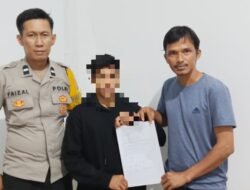 Polsek Mamuju Amankan Pria Mabuk Berat Bakar Dapur Rumah Kepala Lingkungan Mamunyu