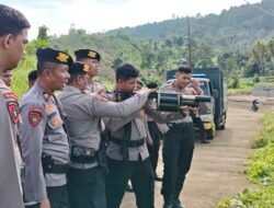 Sabhara Polresta Mamuju dan DitSabhara Polda Sulbar Gelar Latihan Bersama Penggunaan Senjata Gas Air Mata