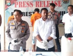 Tewaskan 5 Pemuda, 2 Terduga Pelaku Pemberi Miras Oplosan Diamankan Polresta Mamuju