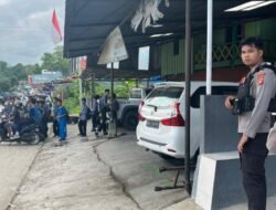 Tim Patmor Polresta Mamuju Bubarkan Tawuran Pelajar