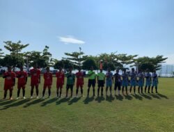 Sambut HUT ke-8, Lanal Mamuju Gelar Mini Soccer Antar Instansi di Sulbar
