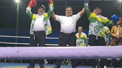 Adu Tinju Bupati Mamasa dan Ketua KONI Sulbar Warnai Pembukaan Kejurprov