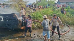 Polresta Mamuju Selidiki Penyebab Kebakaran Kapal Dinas Perikanan Sulbar