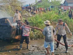 Polresta Mamuju Selidiki Penyebab Kebakaran Kapal Dinas Perikanan Sulbar