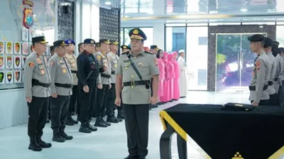 Lantik Dirpamobvit, Kapolda Sulbar Sampaikan 5 Pesan Penting