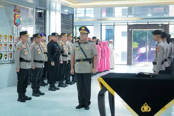 Lantik Dirpamobvit, Kapolda Sulbar Sampaikan 5 Pesan Penting